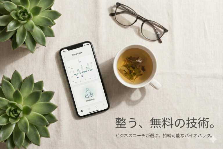 無料でできるバイオハック！睡眠や寿命を健康にして肉体と精神を最適化する最新技術の情報レビュー